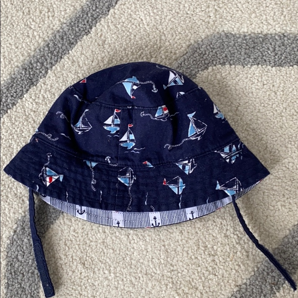 Nautical Janie and Jack bucket hat